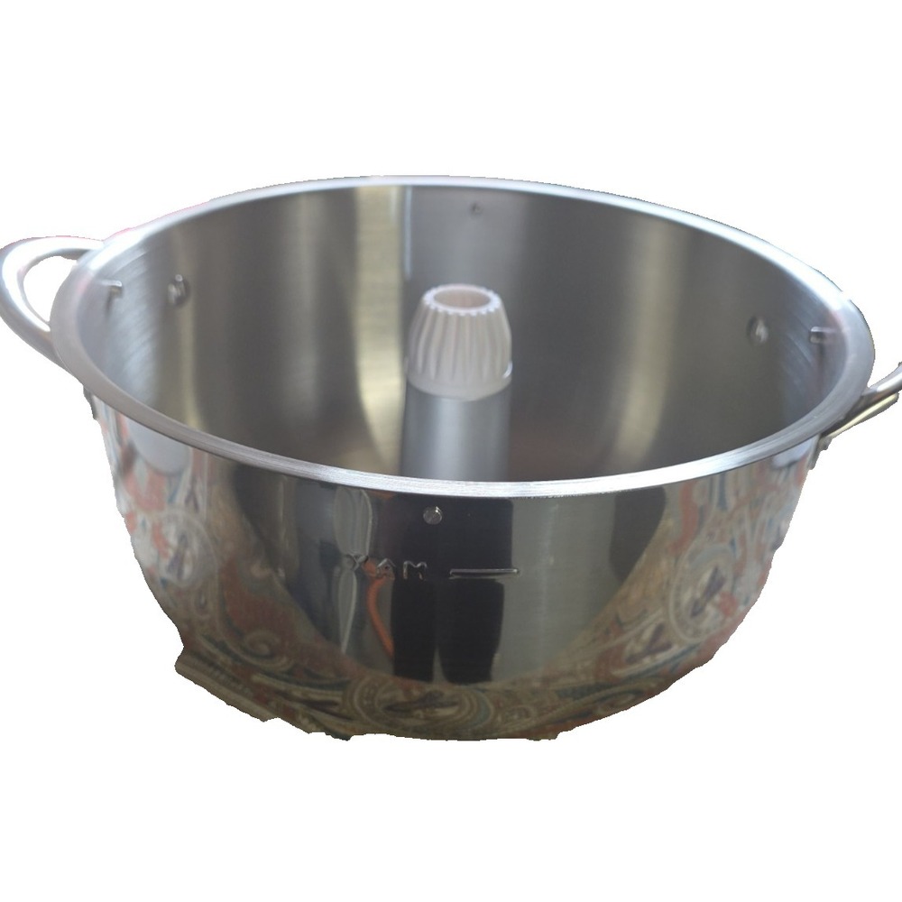 Paula Deen 7qt Food Prep Station Mixing Bowl w/cover Stainless‎ Steel NIB